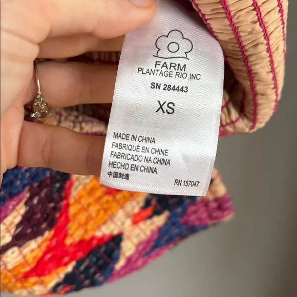 Farm Rio minidress xs NWT - Picture 5 of 7